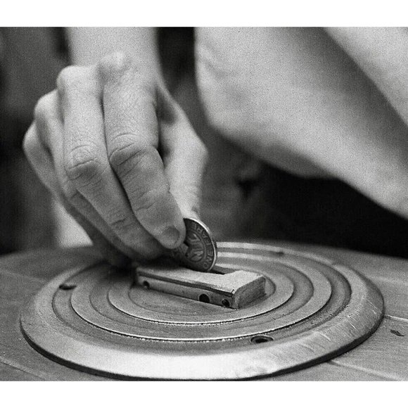 NYC 1953 New York City Subway transit token pendant Manhattan Necklace G… - Picture 6 of 11